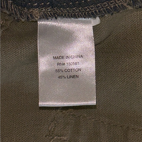 Flag & Anthem straight linen blend pant - Picture 4 of 4